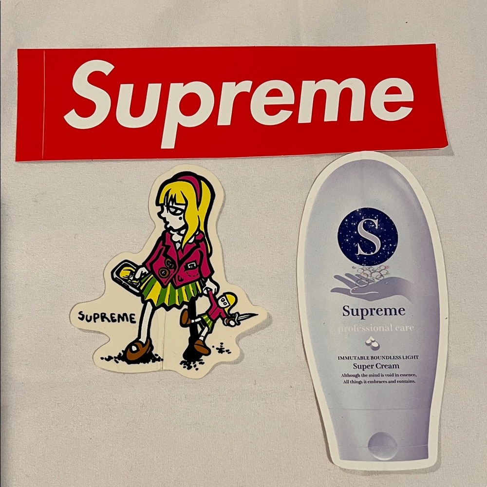 Supreme Sticker Trio - Brand New